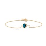 Fryd Blue Bracelet - 18kt Yellow Gold