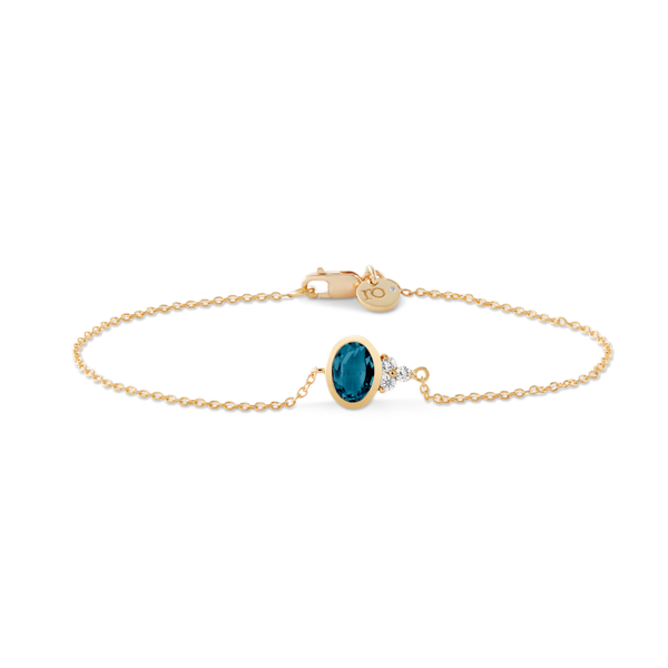 Fryd Blue Bracelet - 18kt Yellow Gold