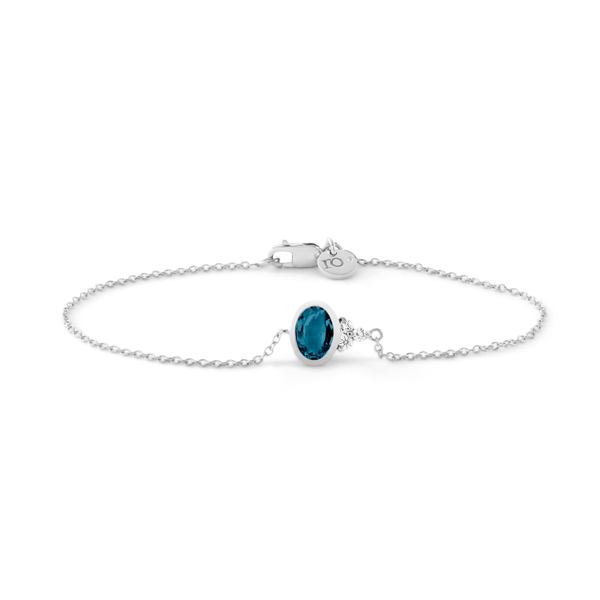 Fryd Blue Bracelet - 18kt White Gold