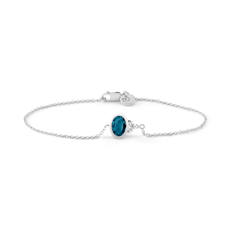 Fryd Blue Bracelet - 18kt White Gold