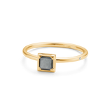 Rå Diamond Ring - 18kt Yellow Gold