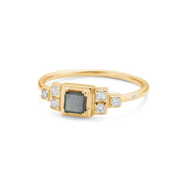 Rå Classic Diamond Ring - 18kt Yellow Gold