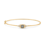 Rå Classic Diamond Bangle - 18kt Yellow Gold