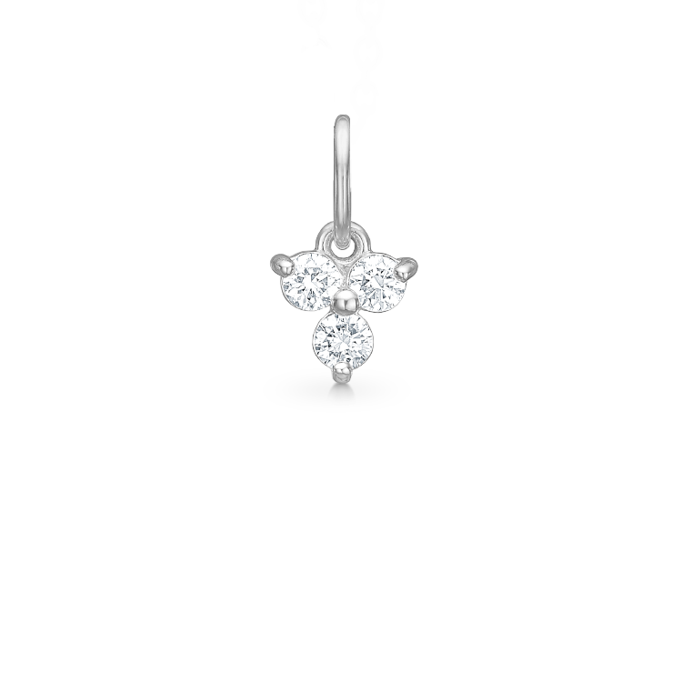 Fryd Diamond Pendant - 18kt White Gold