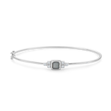 Rå Classic Diamond Bangle - 18kt White Gold