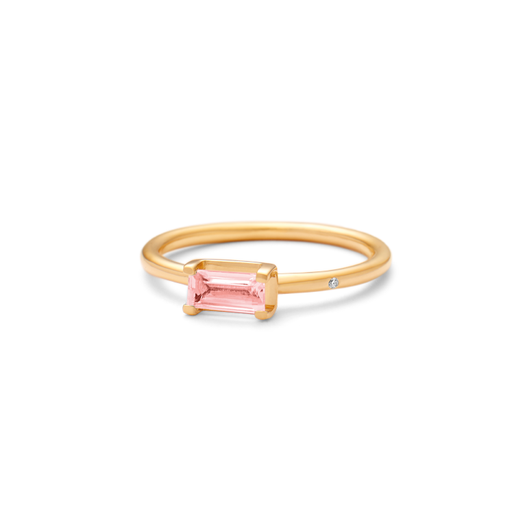 Nord Pink Ring S - 18kt Gult Gull