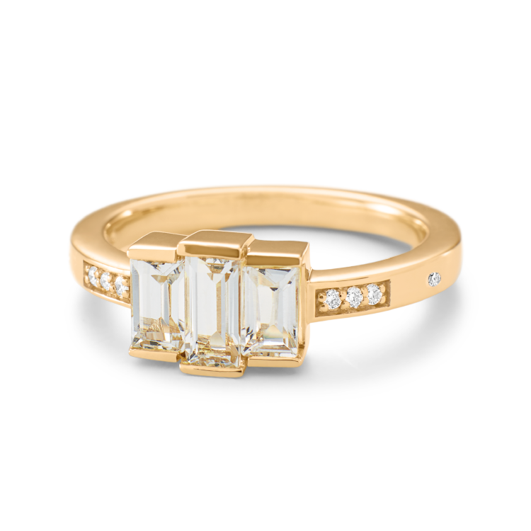 Meant to Be Her Ring Polert - 18kt Gult Gull