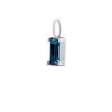 Nord London Blue Pendant - 18kt White Gold