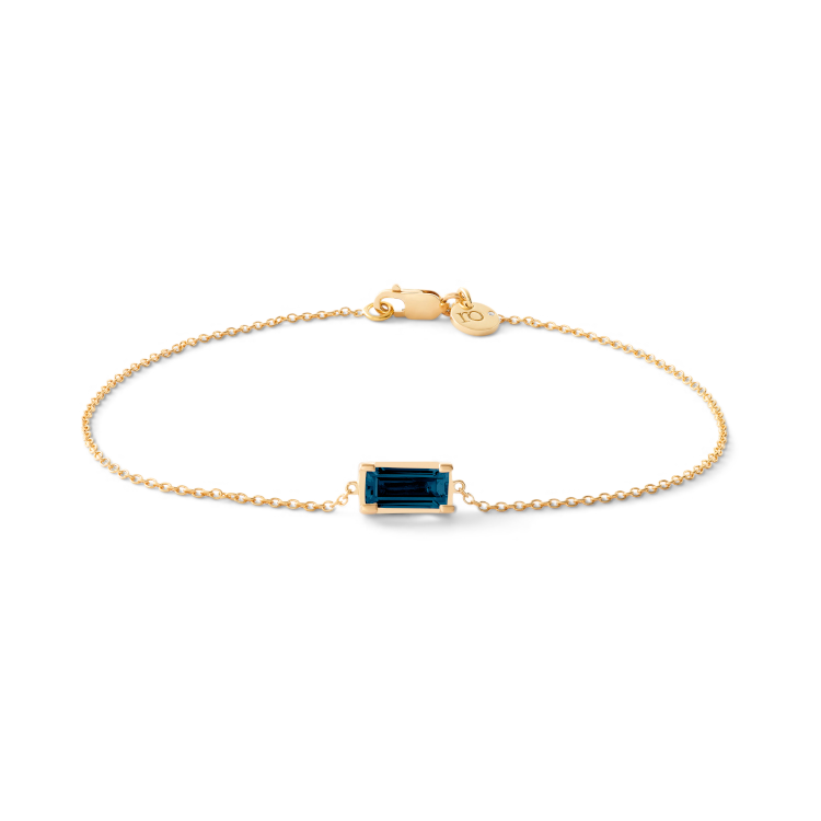 Nord London Blue Bracelet - 18kt Yellow Gold