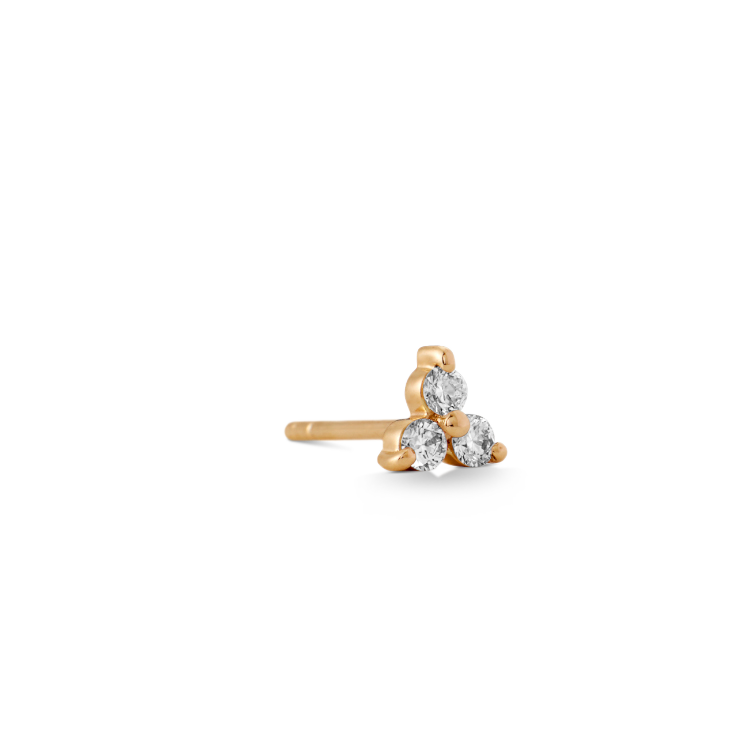 Fryd Diamant Øredobb S - 18kt Gult Gull