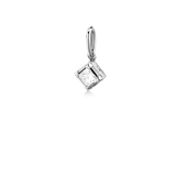 Rå Classic Diamond Pendant M - 18kt White Gold