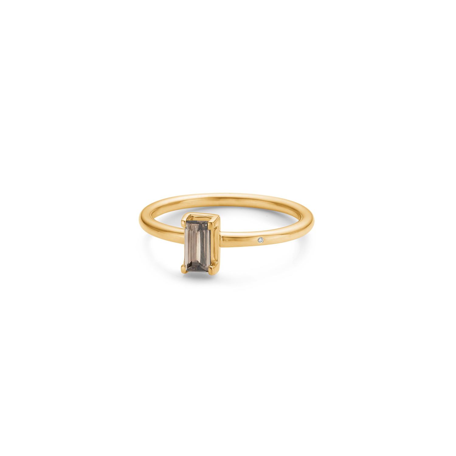 Nord Purity Ring S Turned - 18kt Gult Gull