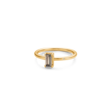 Nord Purity Ring S Turned - 18kt Yellow Gold