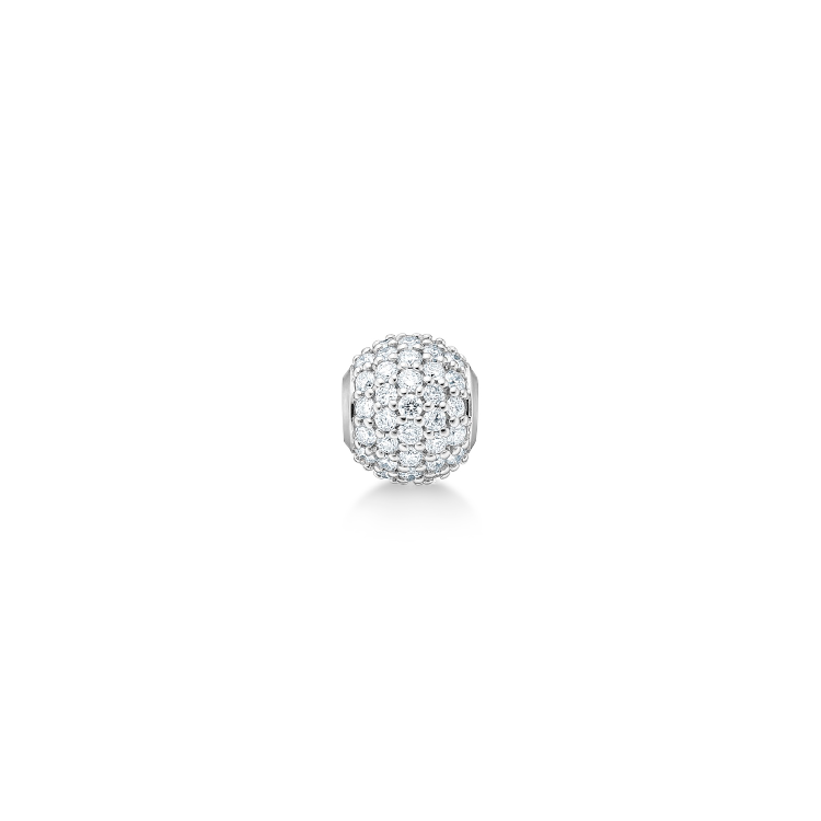 Inner Peace Petit Diamantperle - 18kt Hvitt Gull