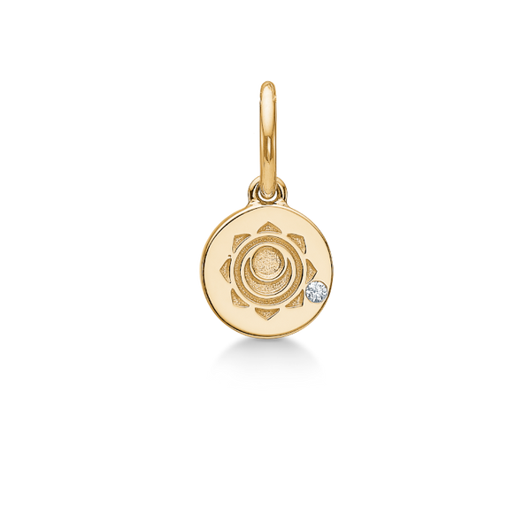 Inner Peace Sacral Chakra Pendant - 18kt Yellow Gold