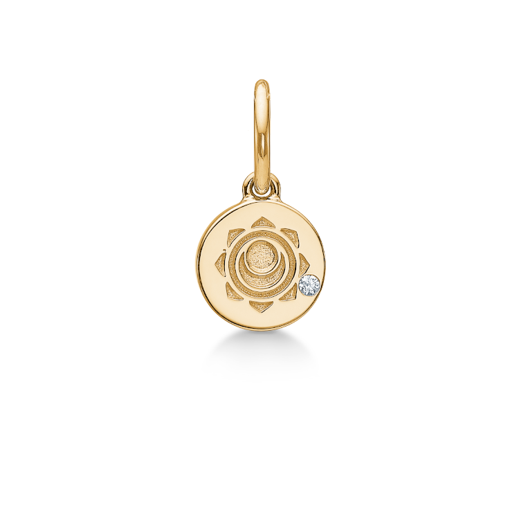 Inner Peace Sacral Chakra Pendant - 18kt Yellow Gold