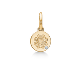 Inner Peace Solar Plexus Chakra Pendant - 18kt Yellow Gold