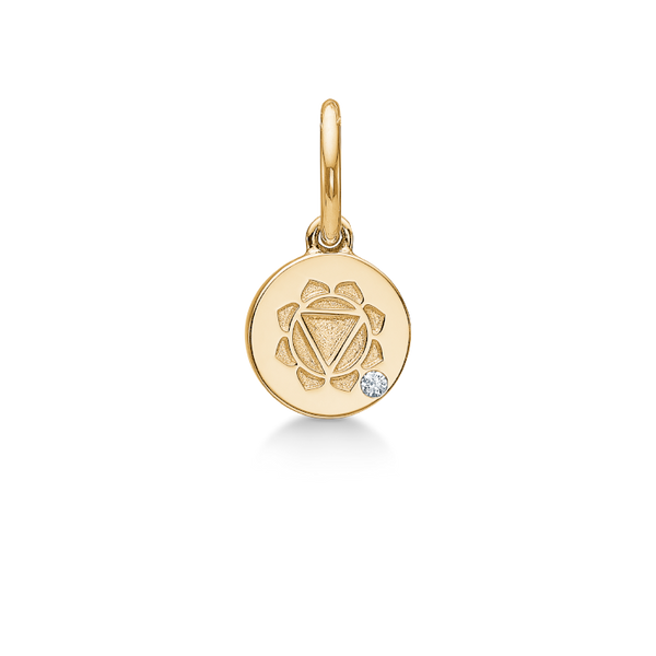 Inner Peace Solar Plexus Chakra Pendant - 18kt Yellow Gold