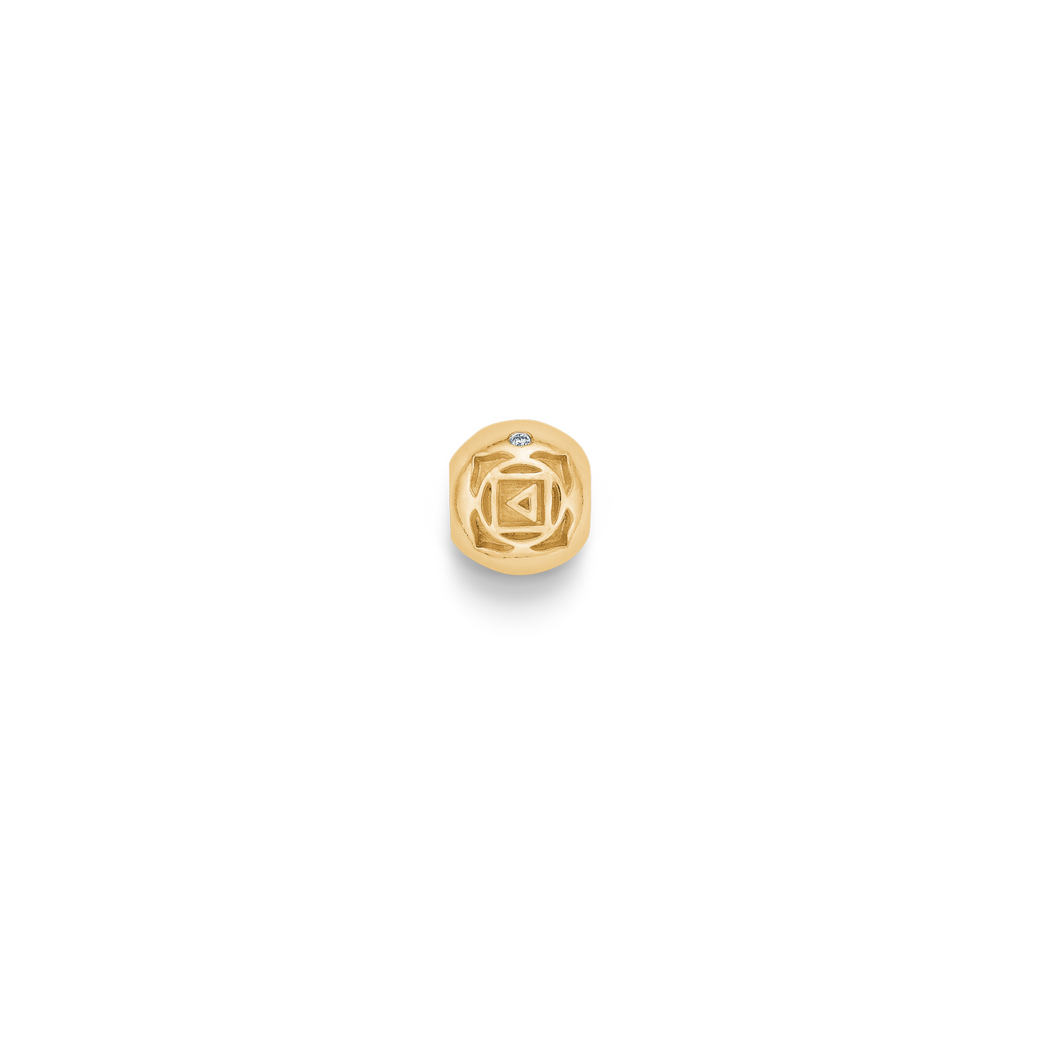 Inner Peace Rotchakra Perle - 18kt Gult Gull