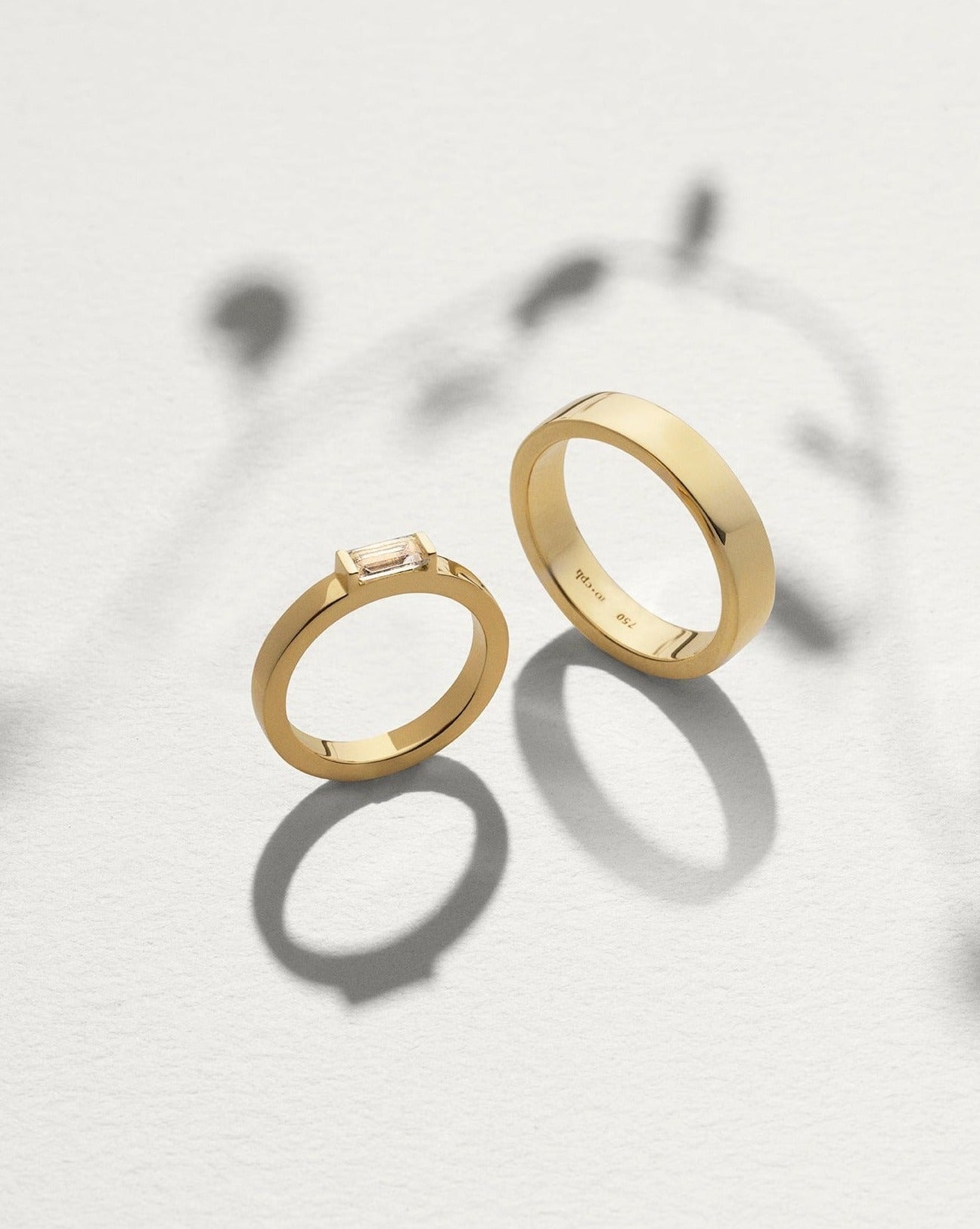 Meant to Be Her True Love Ring - 18kt Gult Gull