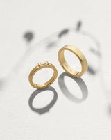 Meant to Be Her True Love Band - 18kt Yellow Gold