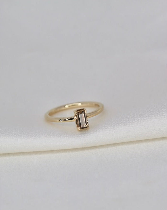 Nord Purity Ring S Turned - 18kt Gult Gull