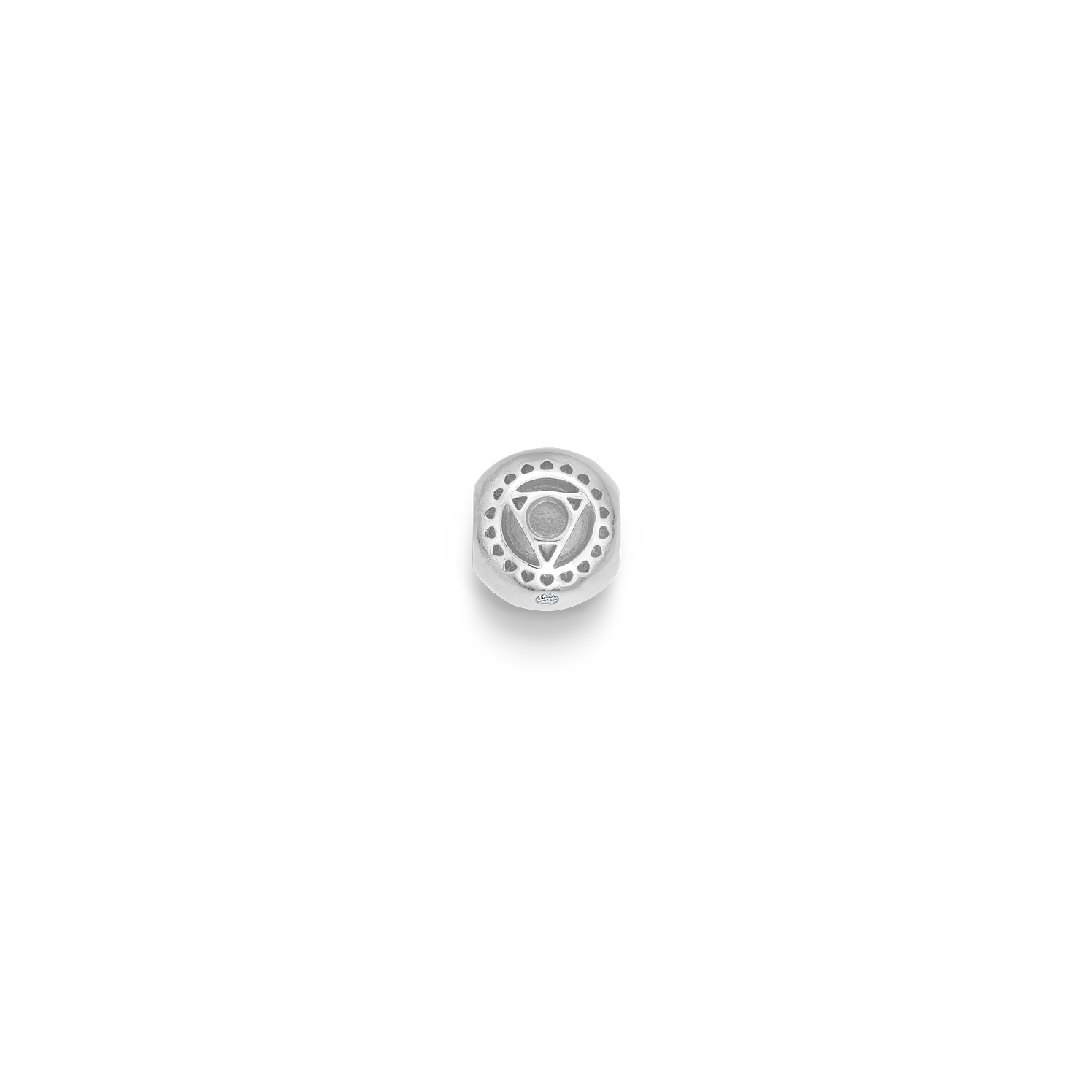 Inner Peace Halschakra Perle - 18kt Hvitt Gull