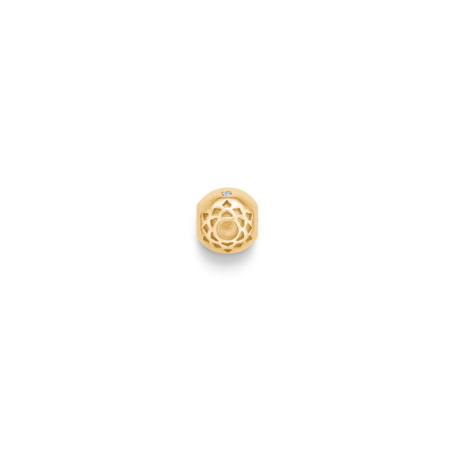 Inner Peace Kronechakra Perle - 18kt Gult Gull