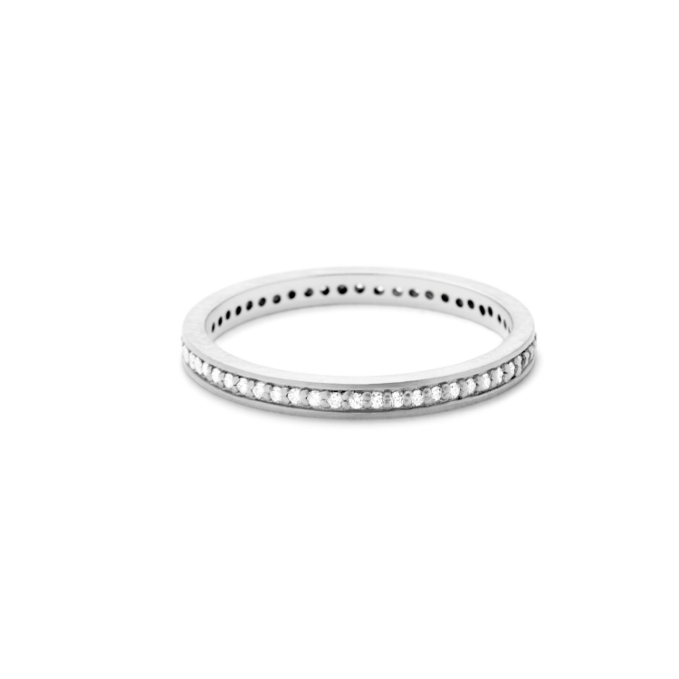 Orbit Alliance Ring - 18kt Hvitt Gull