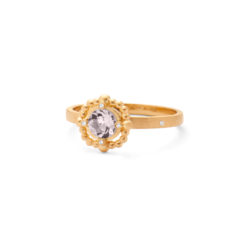 Orbit Rose Ring - 18kt Gult Gull