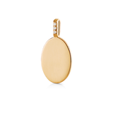 Rock Signet Pendant - 18kt Yellow Gold