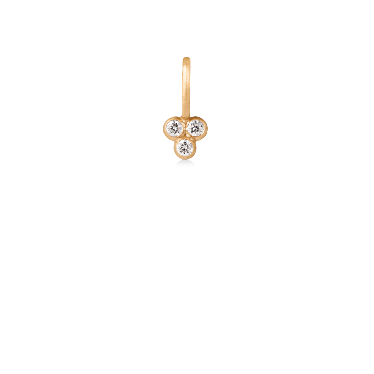 Orbit Dot Anheng - 18kt Gult Gull
