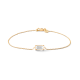 Nord White Bracelet - 18kt Yellow Gold