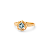 Orbit Blue Ring - 18kt Yellow Gold