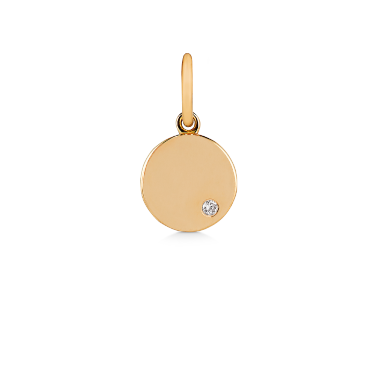 Rock Pendant - 18kt Yellow Gold