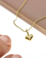 Rock My Heart Pendant - 18kt Yellow Gold