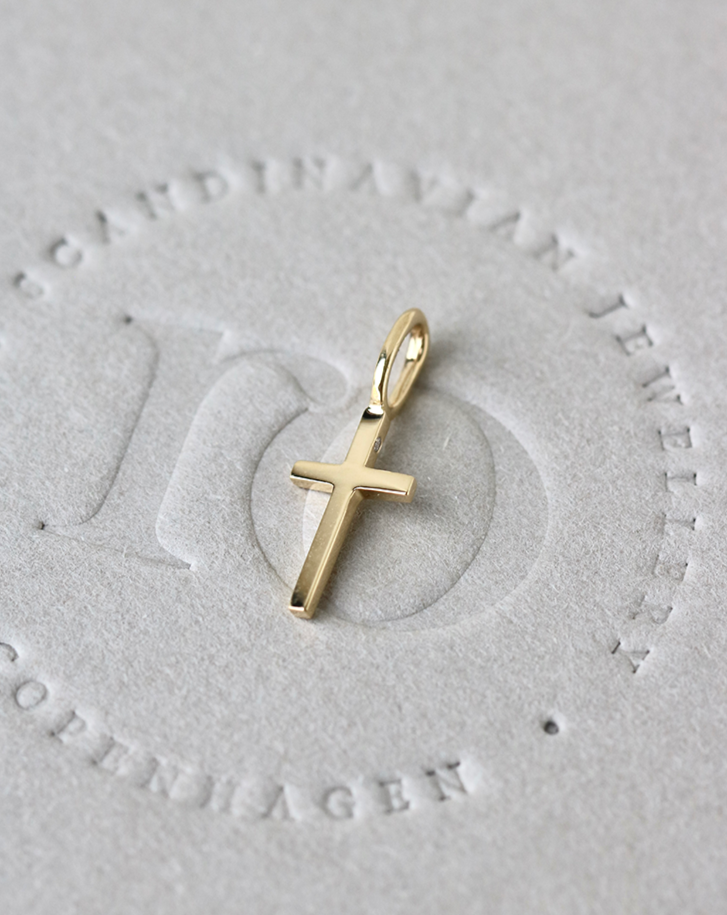 Symbols Kors Anheng - 18kt Gult Gull