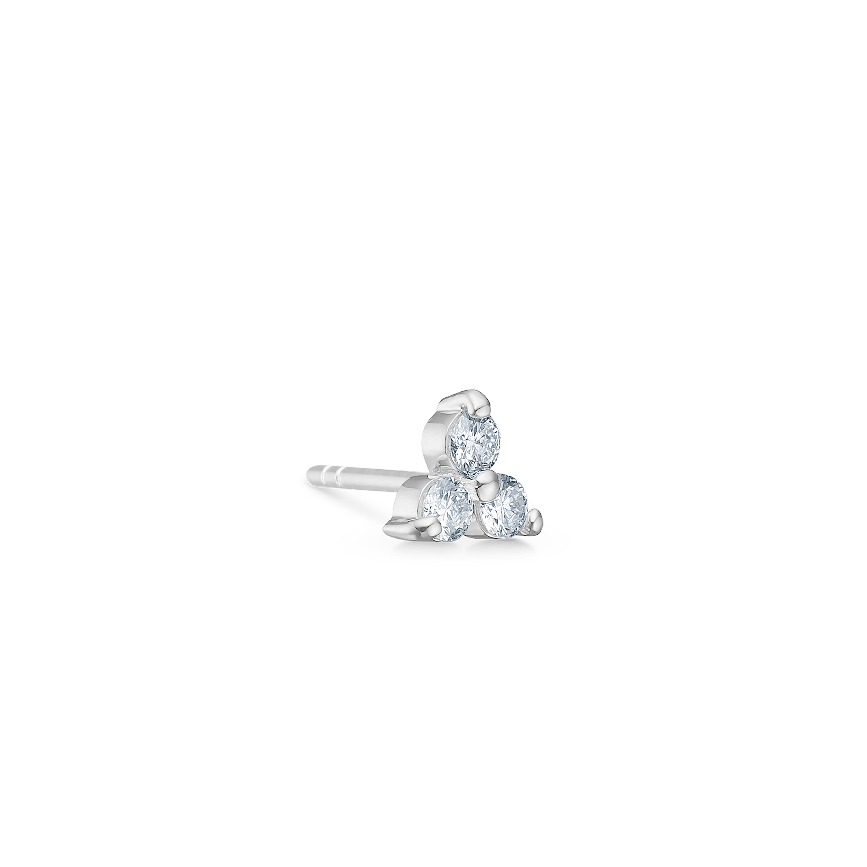 Fryd Diamant Øredobb L - 18kt Hvitt Gull