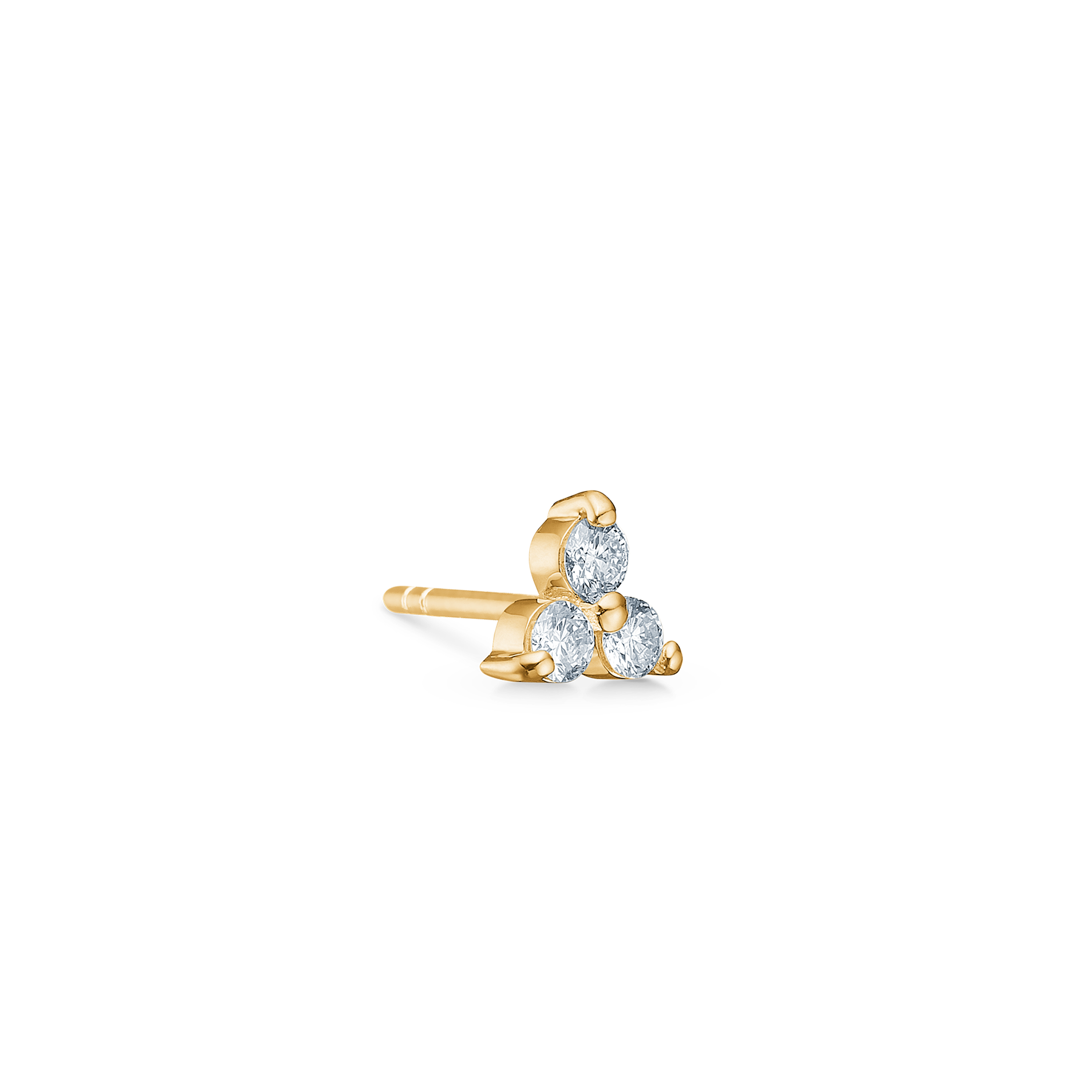 Fryd Diamant Øredobb L - 18kt Gult Gull