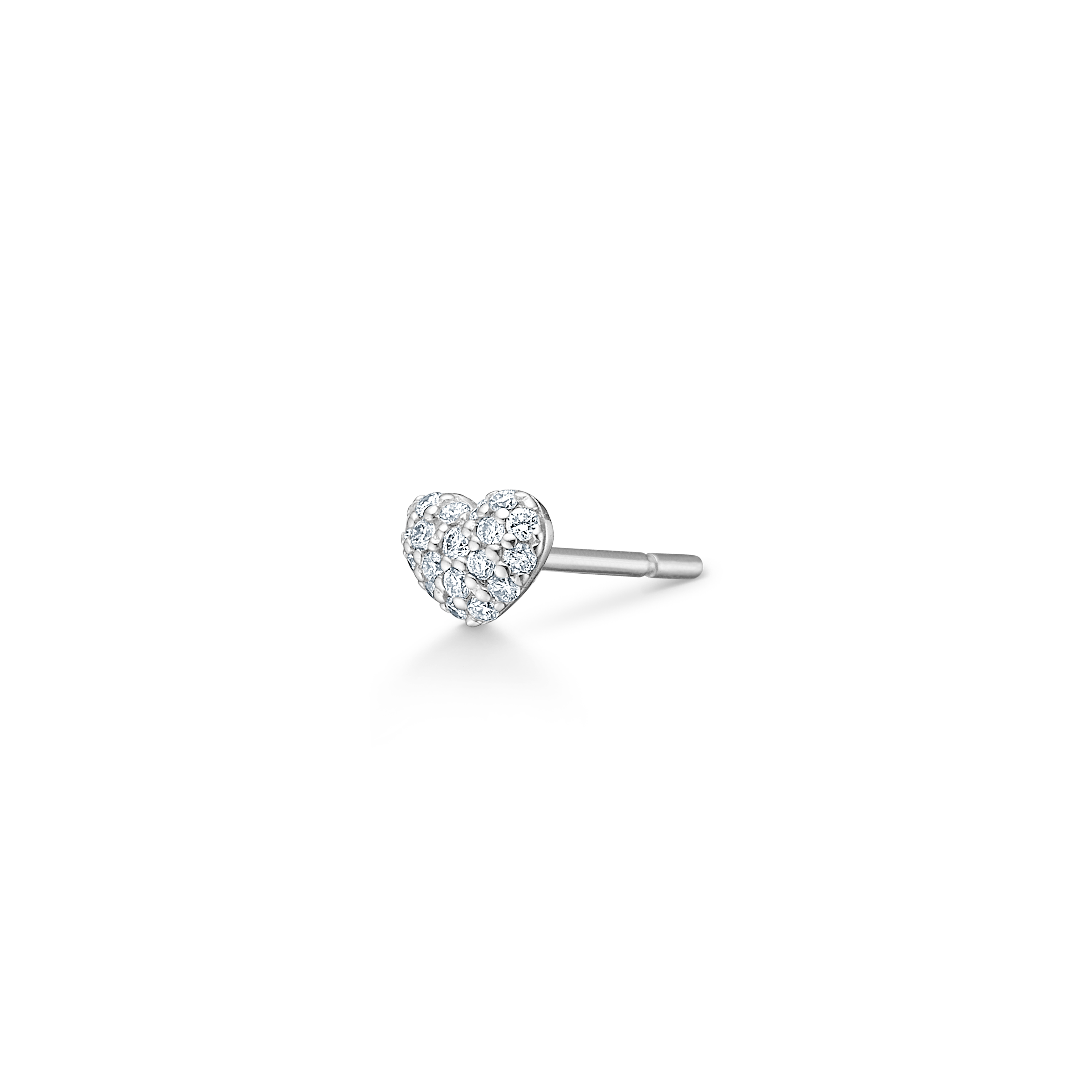 Symbols My Heart Diamant Øredobb - 18kt Hvitt gull