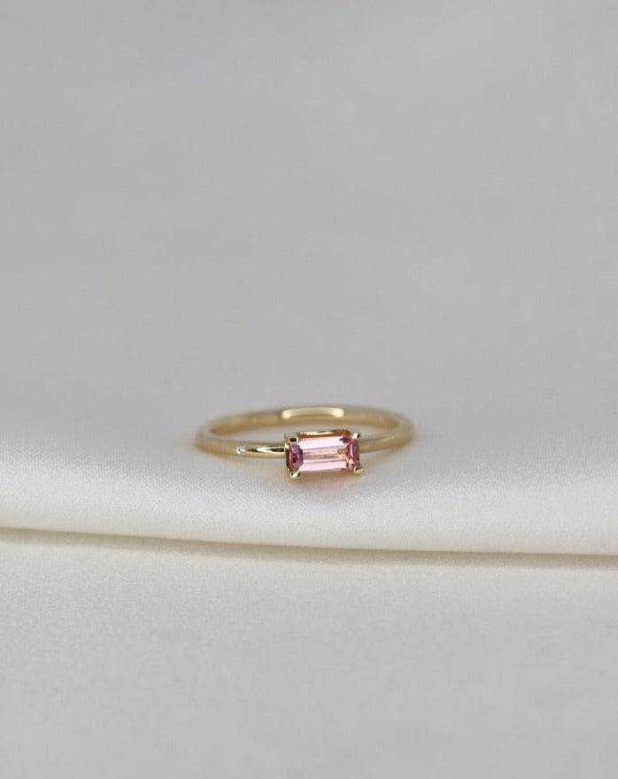 Nord Pink Ring S - 18kt Gult Gull