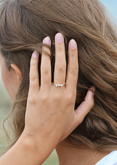 Fryd Diamantring M - 18kt Hvitt Gull