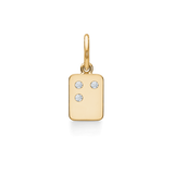 My Secret F Pendant - 18kt Yellow Gold