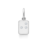 My Secret J Pendant - 18kt White Gold