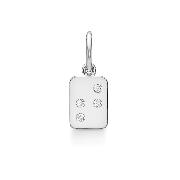 My Secret T Pendant - 18kt White Gold