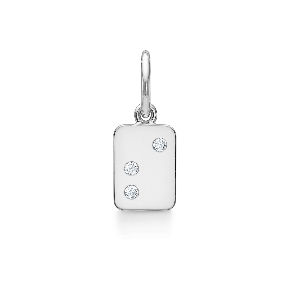 My Secret S Pendant - 18kt White Gold