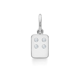 My Secret G Pendant - 18kt White Gold