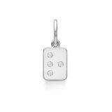 My Secret R Pendant - 18kt White Gold