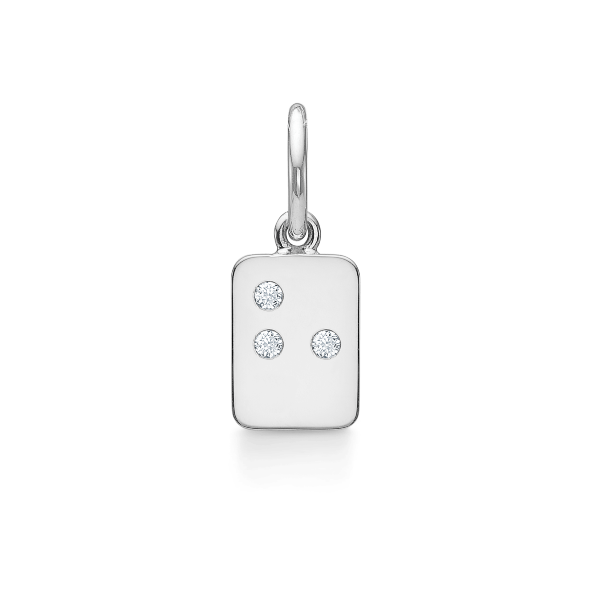 My Secret H Pendant - 18kt White Gold