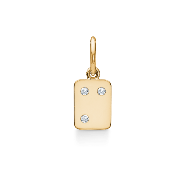 My Secret M Pendant - 18kt Yellow Gold